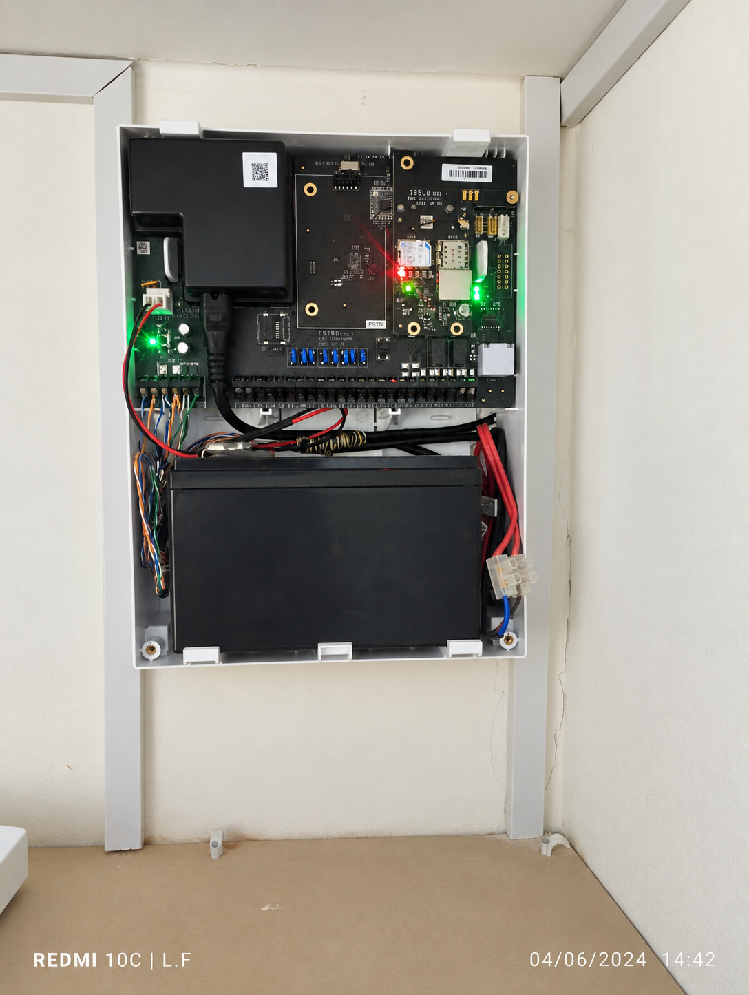 Central de alarma electrónica