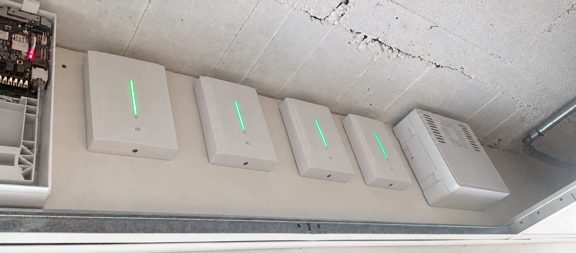 Centrales de alarma instaladas