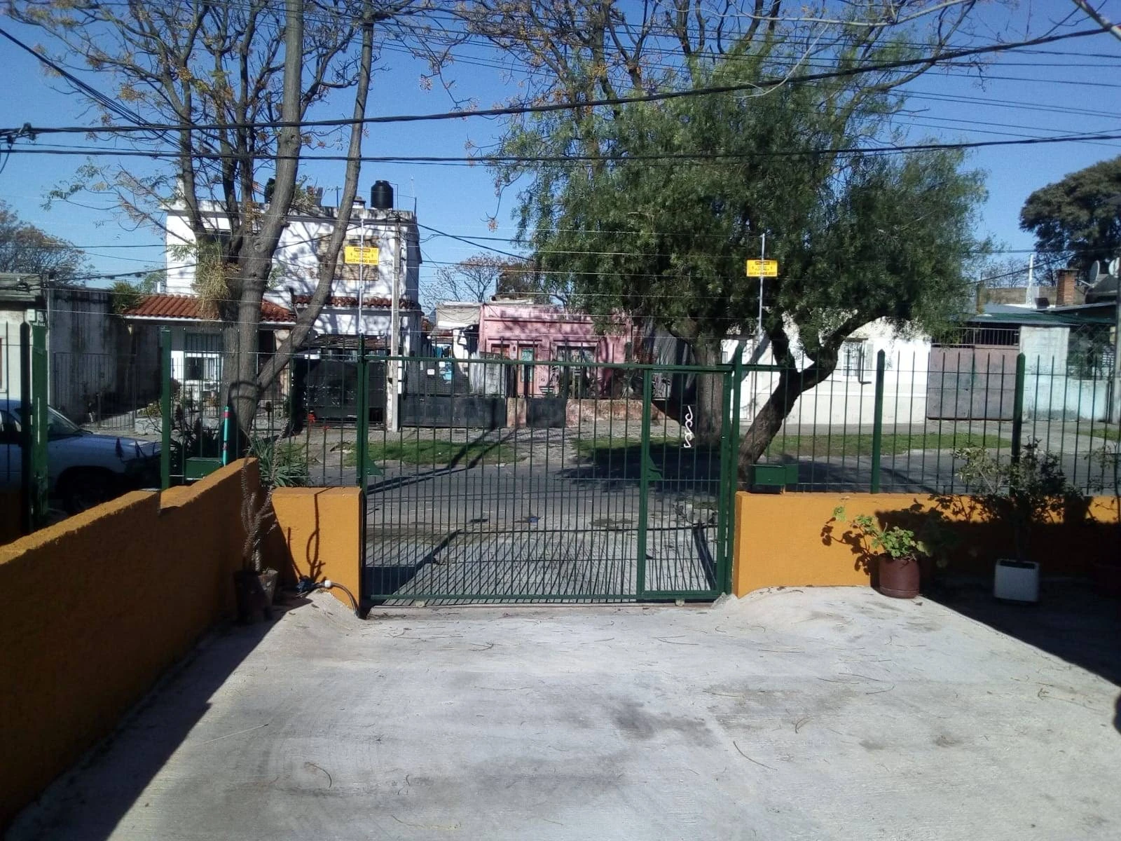 Vista del cerco desde el interior