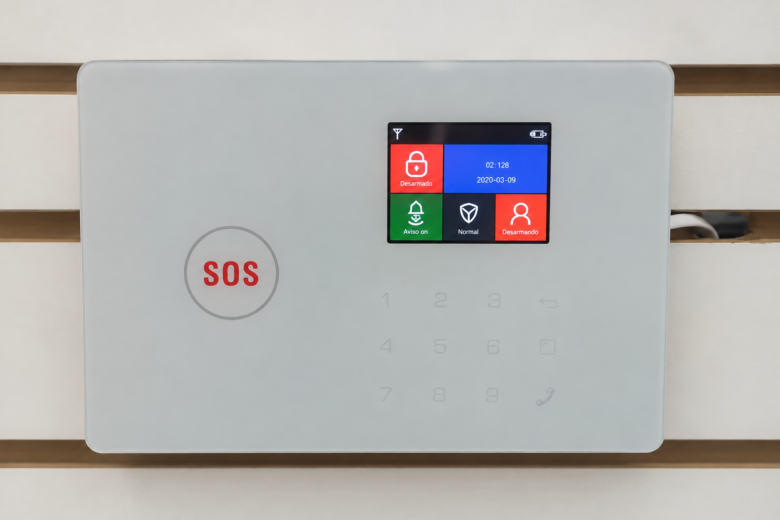 Panel de alarma inteligente