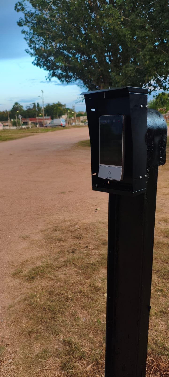 Videoportero en acceso exterior